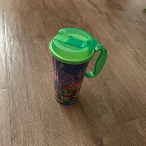 EUC Walt Disney Colorful Travel Mug with Handle